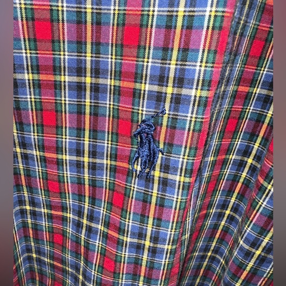 (3) Plaid Polo Ralph Lauren Button Down Sz L & XL - Picture 9 of 13